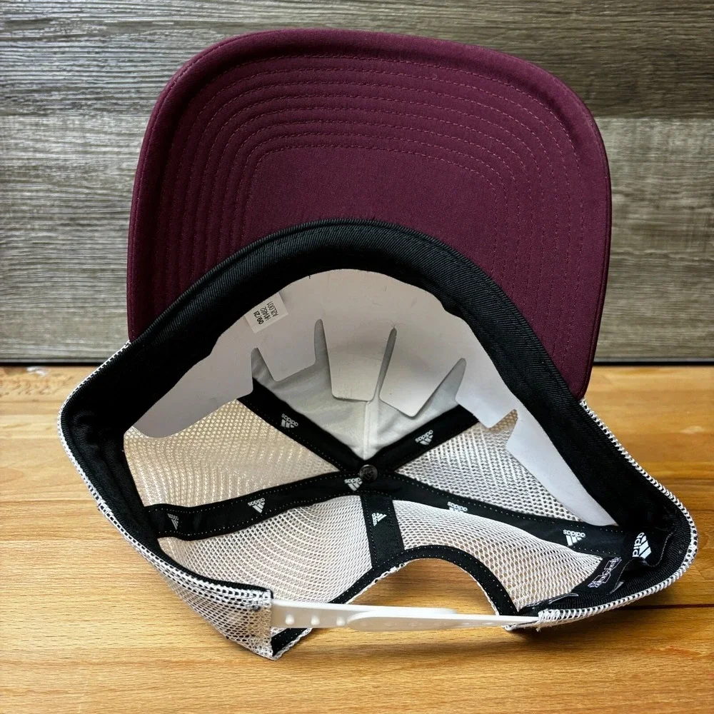 Mississippi State Bulldogs Hat‎ Cap Snapback Maroon Trucker Adidas Adjustable